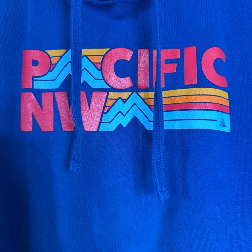 The Great PNW - Blue Hoodie - size medium